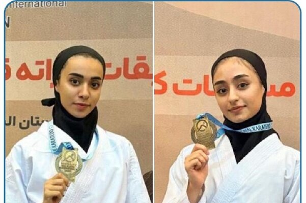 دو مدال برنز برای بانوان کاراته‌کای هرمزگان در رقابت‌های قهرمانی کشور